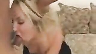 Blonde girl has an amazing ass and she loves to use it