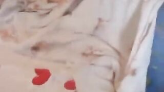 A cute Russian redhead has sex and gets cum on her face
