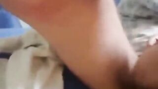 A cute Russian redhead has sex and gets cum on her face