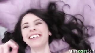 Home made sex with gorgeous brunette amateur