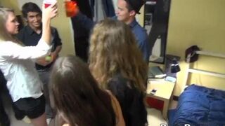 Instead of paying the debt, the girls organized a rave party for the collector