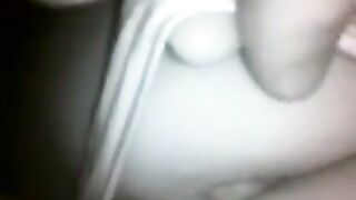 It was possible to fuck the chick in the pussy at night on cam