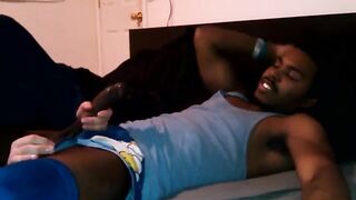 Blacks and whites getting fucked on the bed with passion