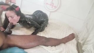 Halloween Succubus summons and devours a massive cock in HD