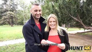 A stranger picked up the pregnant beauty for a steamy encounter