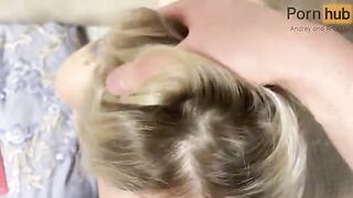Her asshole was stretched and opened by my cock, and she just moaned pitifully