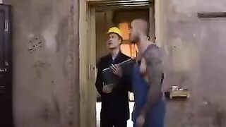 Three has been fun with three guys in a gay threesome
