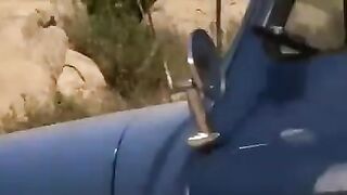 The guy tore the pants off his fellow traveler right on the car seat