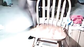 A man got excited while wearing a female wardrobe