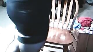 A man got excited while wearing a female wardrobe
