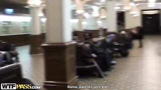 The Russian picked up a guy at the bar and fucked him in the toilet