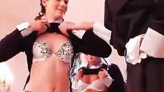 A nun forced three girls to engage in lesbian sex and play with toys