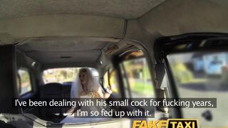 A hot bride got fucked by a taxi driver before wedding