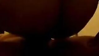 A woman with a sagging belly got fucked by two guys