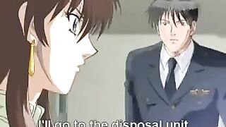 A big-eyed Hentai girl can make a very gentle blowjob