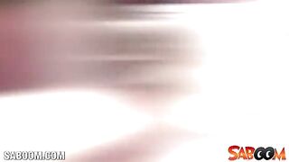Girl greatly fucked herself with a big dildo, showcasing her skills