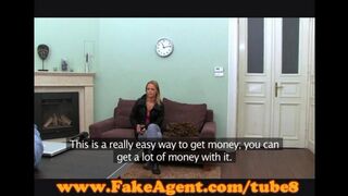 Friends arranged a sex after casting for a skinny teen