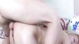 Deep anal sex with a hot mommy in a house