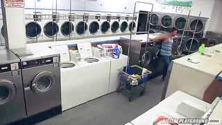 The guy fucked pretty Dillion Harper in the laundry room