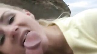 The best dessert from sperm on the face