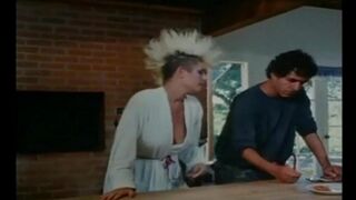 Bunch of wet pussies gets fucked by a bunch of hard cocks in retro style