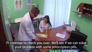 The doctor checked the girl and had sex with her