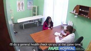 The doctor checked the girl and had sex with her