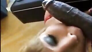 Supple guys fucked by a huge black dick in an intense threesome