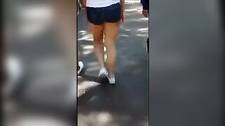 Student’s stunning ass was caught in a compromising shot