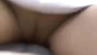 A juicy cock is dripping from a warm, wet pussy