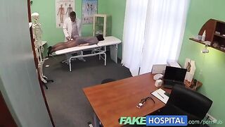 The cunning doctor checked the girl's body and stuck his cock in her pussy