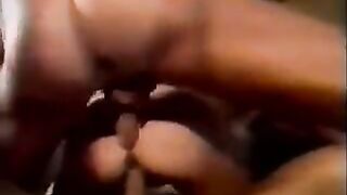Give a sperm and get it in return with hands