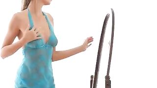 Hot erotic sex in front of the mirror