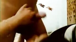 An Asian guy was fucked hard in his hotel room, caught on camera