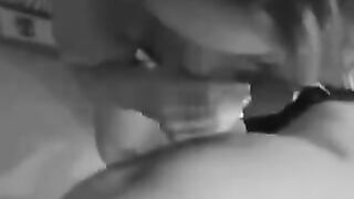 The girl is not embarrassed when she swallows cock and sperm