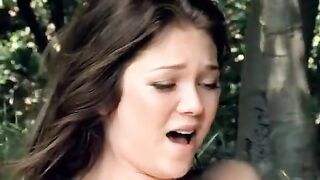 A passionate lesbian encounter during a picnic in the park full of lust
