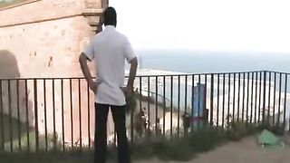Group sex in public, full of energy and so hot!