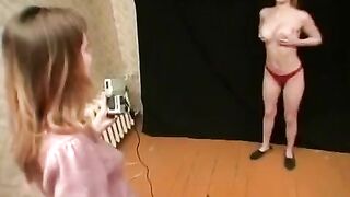 Games that two Russian lesbians like to play with each other