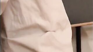 The student got a good mark from the teacher for licking