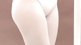 The ballerina was spied on in the locker room and removed on the camera