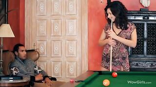 The guy made a cunnilingus on the beautiful girl’s shaved pussy, a passionate act that aligns with the intense, romantic encounters often captured by married couples who enjoy exploring BDSM and face sitting in their videos