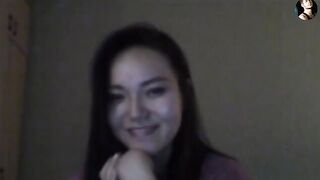 A man fucked a hot Kazakh girl with a nice cock during Skype
