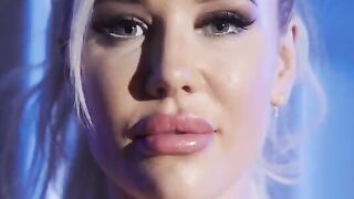 A blonde woman is fucking with a black man for the first time