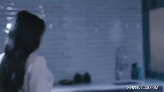 A beautiful woman has sex with a stranger in front of her husband