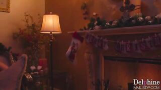 Christmas lost and found passion with a hot blondie