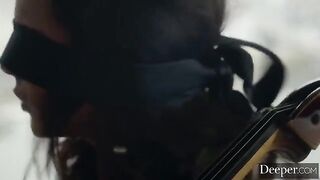 Secretary fucks with the boss on his table in the office