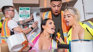 Working Girls 3: hot threesome sex with amazing beauty Mads