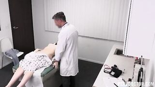 The doctor checked the girl and got sexual