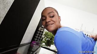 A girl was shadowing at work and got fucked by two guys