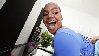A girl was shadowing at work and got fucked by two guys